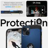 Spigen iPhone 14 Plus Skal Tough Armor MagFit Navy Blue