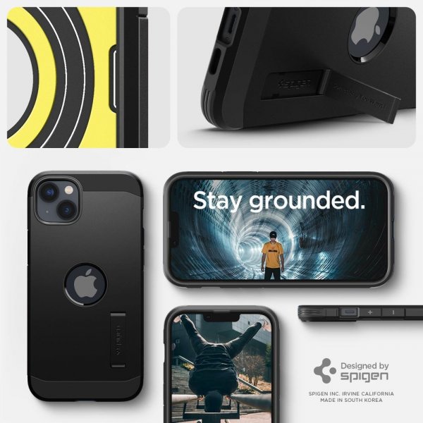 Spigen iPhone 14 Plus Skal Tough Armor MagFit Svart