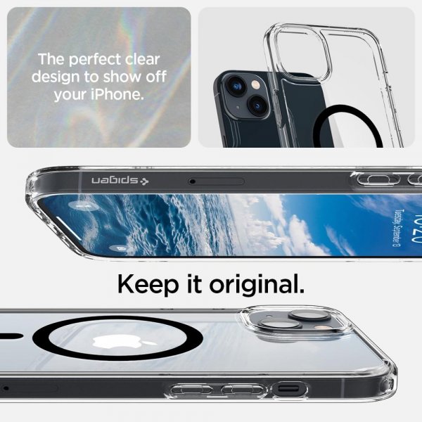 Spigen iPhone 14 Plus Skal Ultra Hybrid MagFit Svart