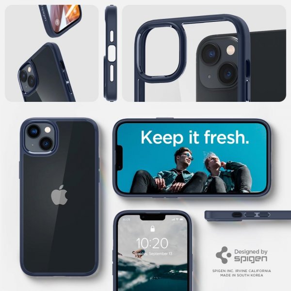 Spigen iPhone 14 Plus Skal Ultra Hybrid Navy Blue