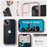 Spigen iPhone 14 Plus Skal Ultra Hybrid Rose Crystal