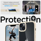 Spigen iPhone 14 Plus Skal Ultra Hybrid Sand Beige