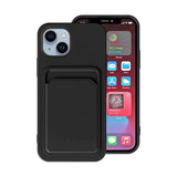 iPhone 14 Skal Korthållare Svart