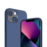 Rvelon iPhone 14 Skal Silikon Blå