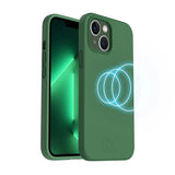 Rvelon iPhone 14 Skal Silikon MagSafe Grön