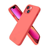 Rvelon iPhone 14 Skal Silikon Rosa