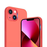 Rvelon iPhone 14 Skal Silikon Rosa