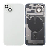 iPhone 14 Plus Baksida Glas Komplett - Vit