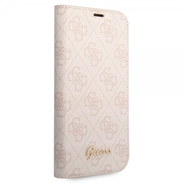 Guess iPhone 14 Plus Fodral 4G Logo Rosa