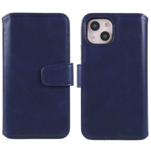 Nordic Covers iPhone 14 Plus Fodral Essential Leather Heron Blue