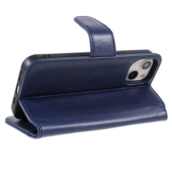 Nordic Covers iPhone 14 Plus Fodral Essential Leather Heron Blue