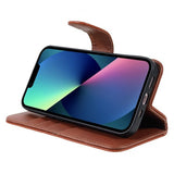 Nordic Covers iPhone 14 Plus Fodral Essential Leather Maple Brown