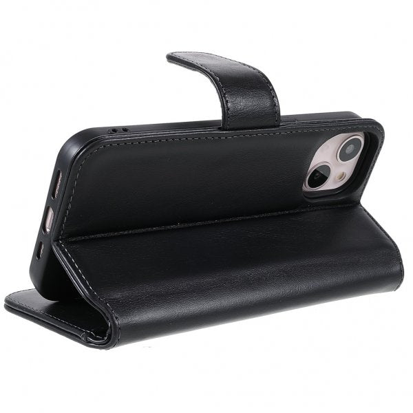 Nordic Covers iPhone 14 Plus Fodral Essential Leather Raven Black