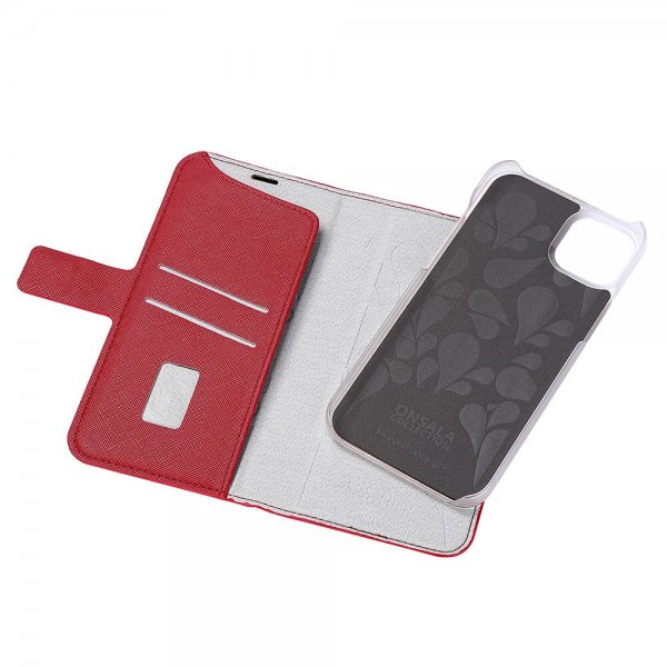 Onsala iPhone 14 Plus Fodral Fashion Edition Löstagbart Skal Röd