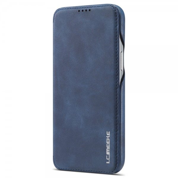 Lc.Imeeke iPhone 14 Plus Fodral Flip Blå