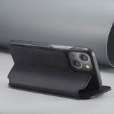 Lc.Imeeke iPhone 14 Plus Fodral Flip Svart