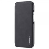 Lc.Imeeke iPhone 14 Plus Fodral Flip Svart