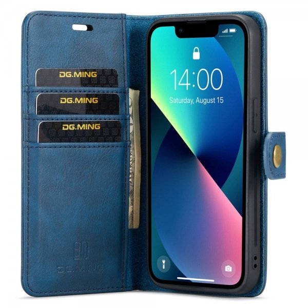 Dg.Ming iPhone 14 Plus Fodral Löstagbart Skal Blå