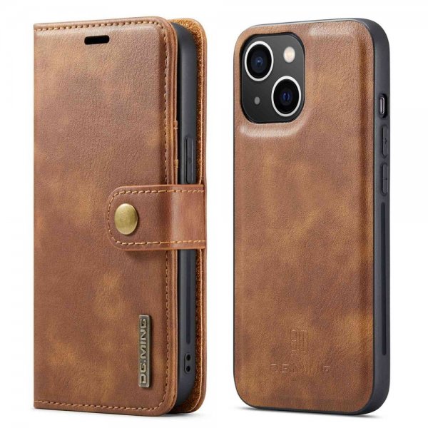 Dg.Ming iPhone 14 Plus Fodral Löstagbart Skal Brun