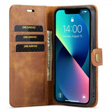 Dg.Ming iPhone 14 Plus Fodral Löstagbart Skal Brun