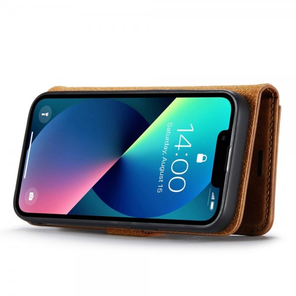 Dg.Ming iPhone 14 Plus Fodral Löstagbart Skal Brun