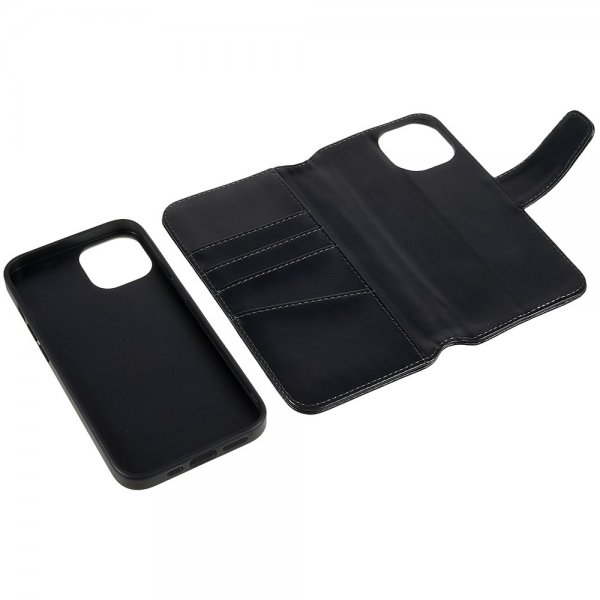 Nordic Covers iPhone 14 Plus Fodral MagLeather Raven Black