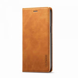 Lc.Imeeke iPhone 14 Plus Fodral med Kortfack Flip Brun