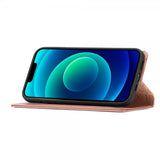 Lc.Imeeke iPhone 14 Plus Fodral med Kortfack Flip Roseguld