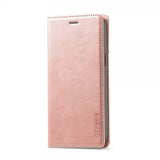 Lc.Imeeke iPhone 14 Plus Fodral med Kortfack Flip Roseguld