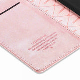 Lc.Imeeke iPhone 14 Plus Fodral med Kortfack Flip Roseguld