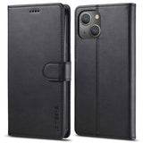 Lc.Imeeke iPhone 14 Plus Fodral med Kortfack Stativfunktion Svart