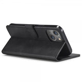 Lc.Imeeke iPhone 14 Plus Fodral med Kortfack Stativfunktion Svart