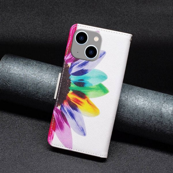 iPhone 14 Plus Fodral Motiv Färgglada Blad