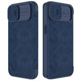 Nillkin iPhone 14 Plus Fodral Qin Pro Series Blå
