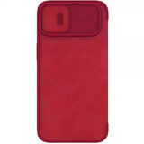 Nillkin iPhone 14 Plus Fodral Qin Pro Series Röd
