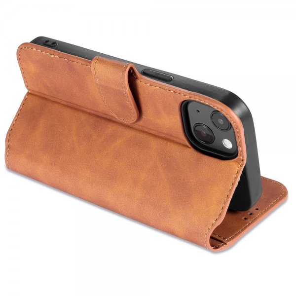 Dg.Ming iPhone 14 Plus Fodral Retro Brun