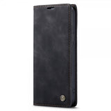 CaseMe iPhone 14 Plus Fodral Retro Flip Svart