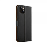 Xqisit iPhone 14 Plus Fodral Slim Wallet Selection Svart