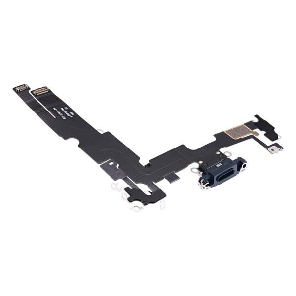 iPhone 14 Plus Laddkontakt med Flexkabel Original - Svart