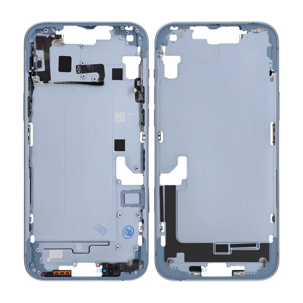 iPhone 14 Plus Mittenram med smådelar OEM - Blå