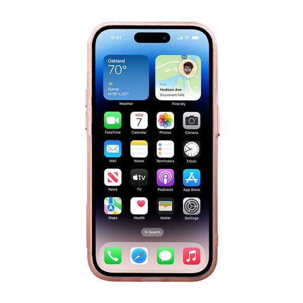 iPhone 14 Plus Skal Kamerasarg Rosa