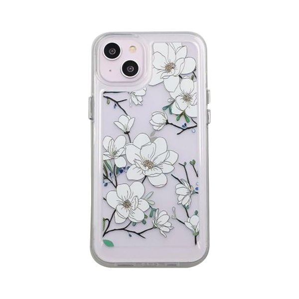 iPhone 14 Plus Skal Motiv Kvistar och Blommor