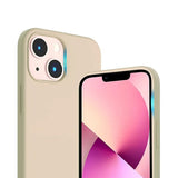 Rvelon iPhone 14 Plus Skal Silikon Beige