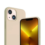 Rvelon iPhone 14 Plus Skal Silikon MagSafe Beige