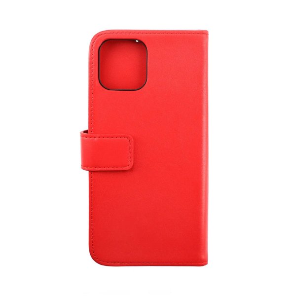 Rvelon iPhone 14 Plus Fodral Äkta Läder Röd