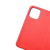 Rvelon iPhone 14 Plus Fodral Äkta Läder Röd