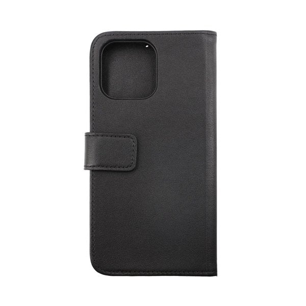 Rvelon iPhone 14 Plus Fodral Äkta Läder Svart