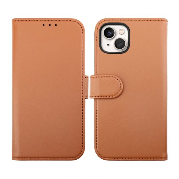 Rvelon iPhone 14 Plus Fodral Magnetiskt Avtagbart Skal Brun