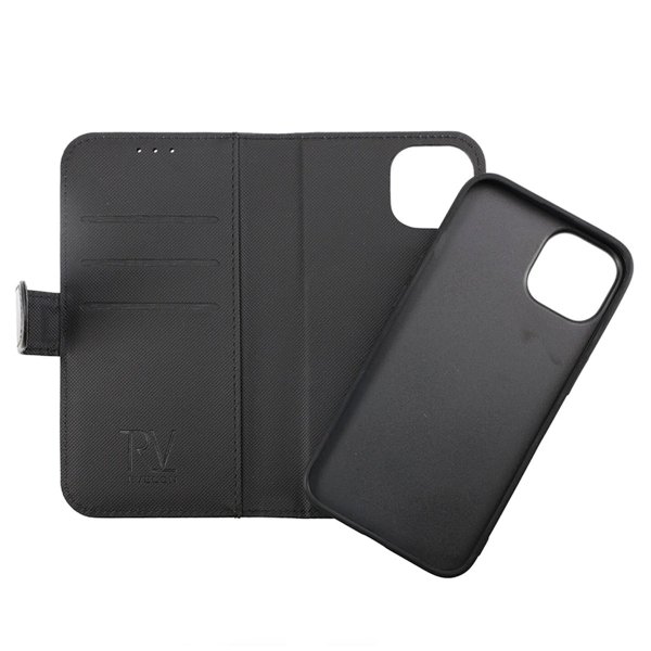 Rvelon iPhone 14 Plus Fodral Magnetiskt Avtagbart Skal Svart