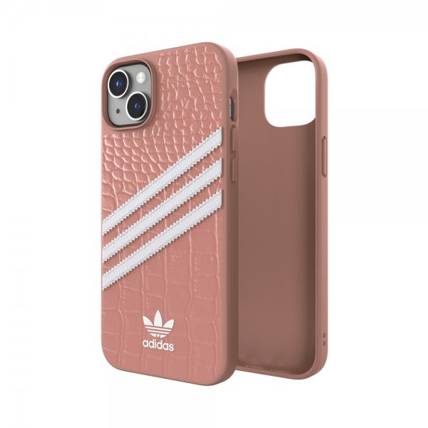 Adidas iPhone 14 Plus Skal 3 Stripes Snap Case Alligator Pink